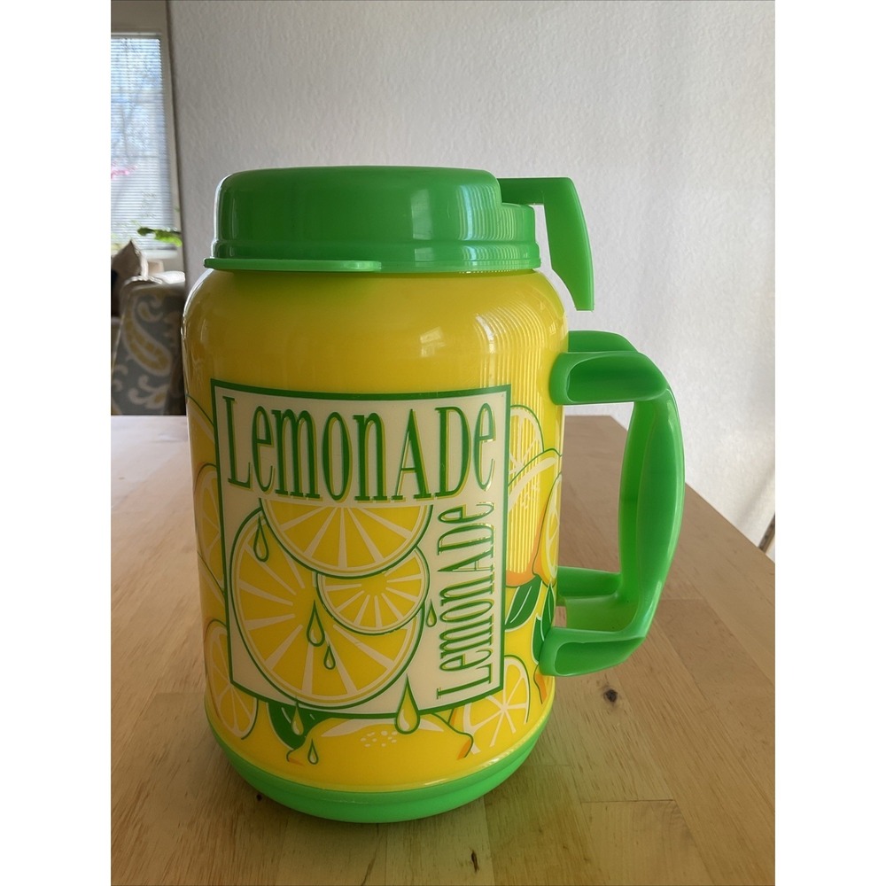 Whirley 64 Oz Lemonade Refill Cup The Tanker" Yellow/Green Classic